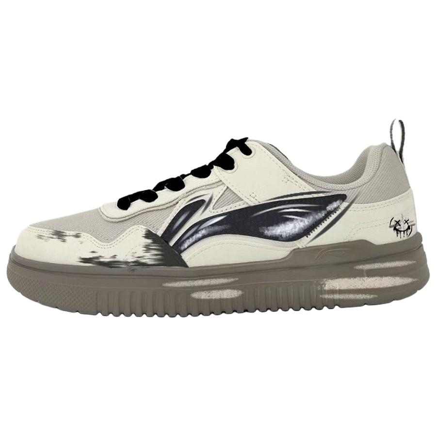 LINING Скользоустойчивые, легкие и дышащие низкие кроссовки для скейтбординга мужские brown white gray
LINING Скользоустойчивые, легкие и дышащие низкие кроссовки для скейтбординга мужские brown white gray