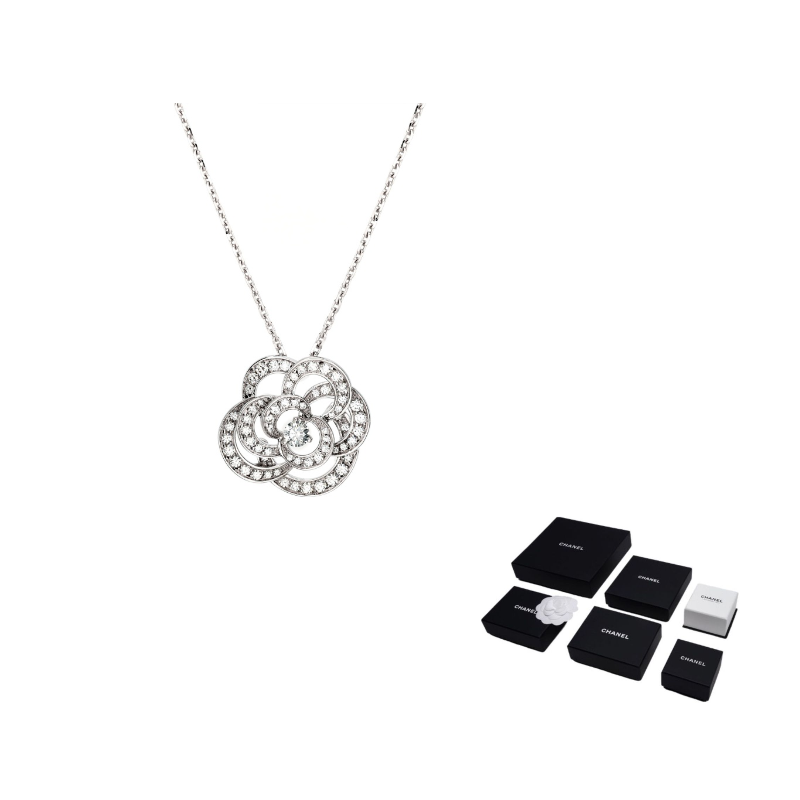 CHANEL Camelia 18K White Gold ожерелье женское
CHANEL Camelia 18K White Gold ожерелье женское