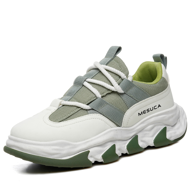 Амортизирующие, износостойкие, дышащие, поддерживающие, увеличивающие рост низкие кроссовки на массивной подошве для мужчин MESUCA, White Green
Амортизирующие, износостойкие, дышащие, поддерживающие, увеличивающие рост низкие кроссовки на массивной подошве для мужчин MESUCA, White Green