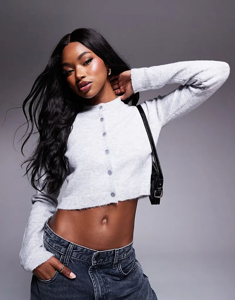 Кардиган укороченный серый In The Style
Кардиган укороченный серый In The Style