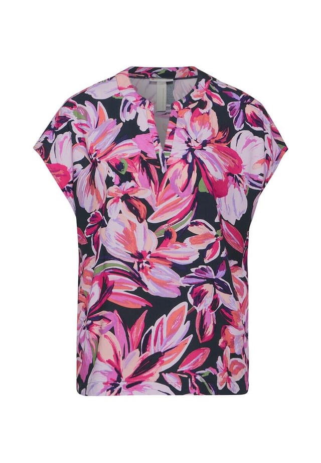 Блузка с короткими рукавами Street One, розовый 
Блузка с короткими рукавами Street One, розовый