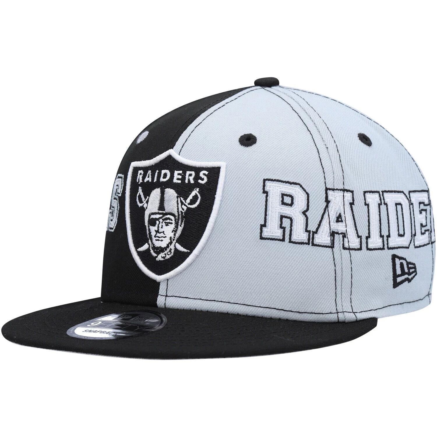 Мужская кепка Snapback New Era черного/серого цвета Las Vegas Raiders Team Split 9FIFTY
Мужская кепка Snapback New Era черного/серого цвета Las Vegas Raiders Team Split 9FIFTY