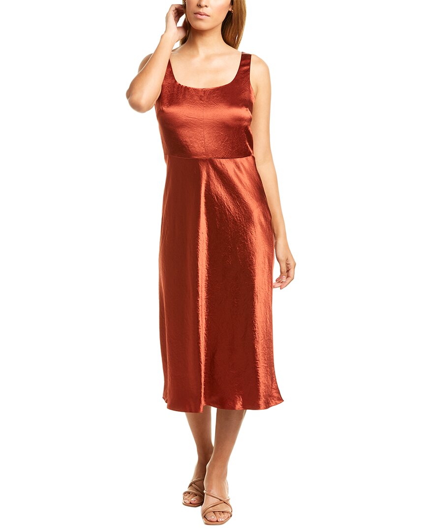 Винс Приталенное атласное платье-комбинация Vince, красный
Винс Приталенное атласное платье-комбинация Vince, красный