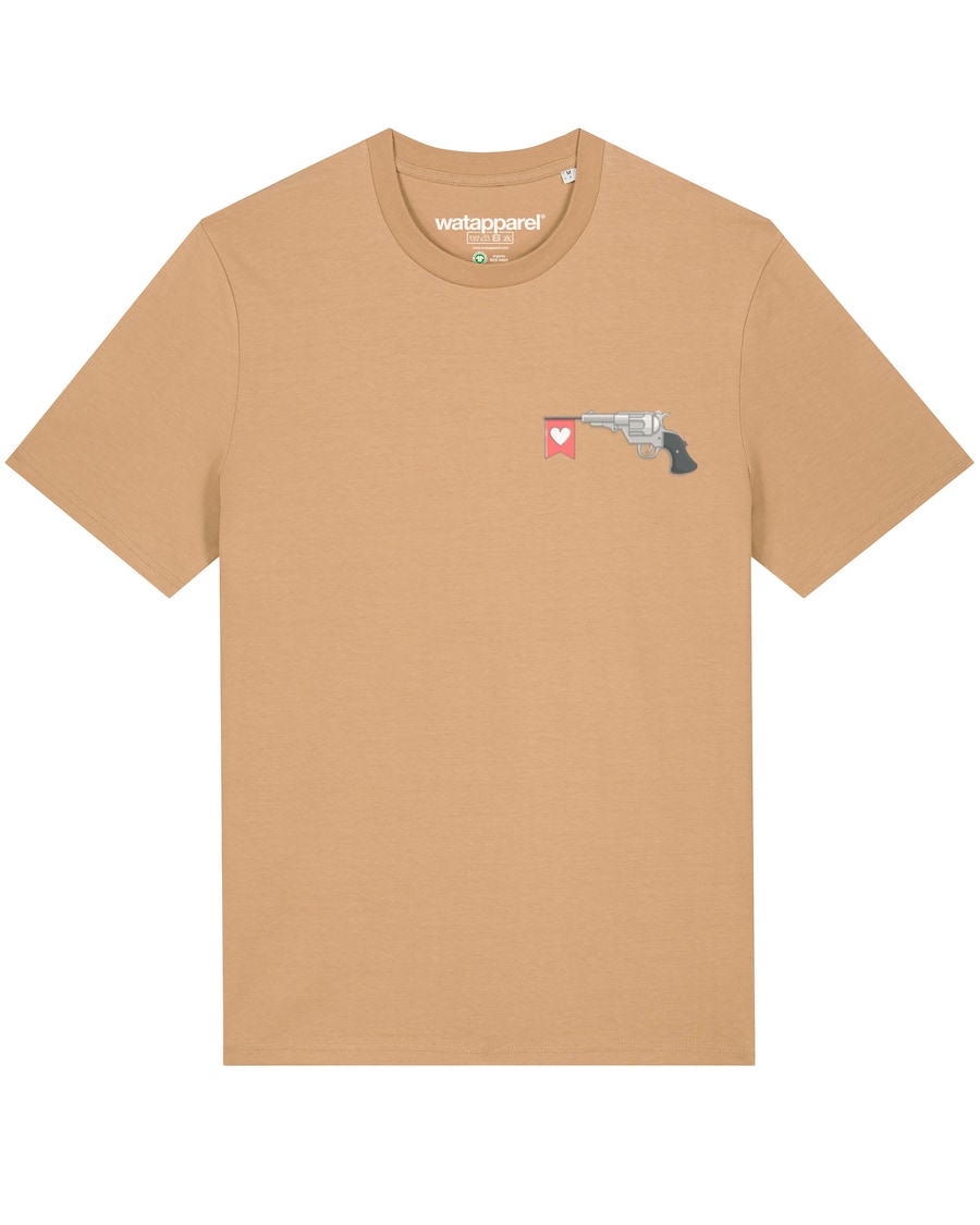 Рубашка Watapparel Make love not war, бежевый
Рубашка Watapparel Make love not war, бежевый