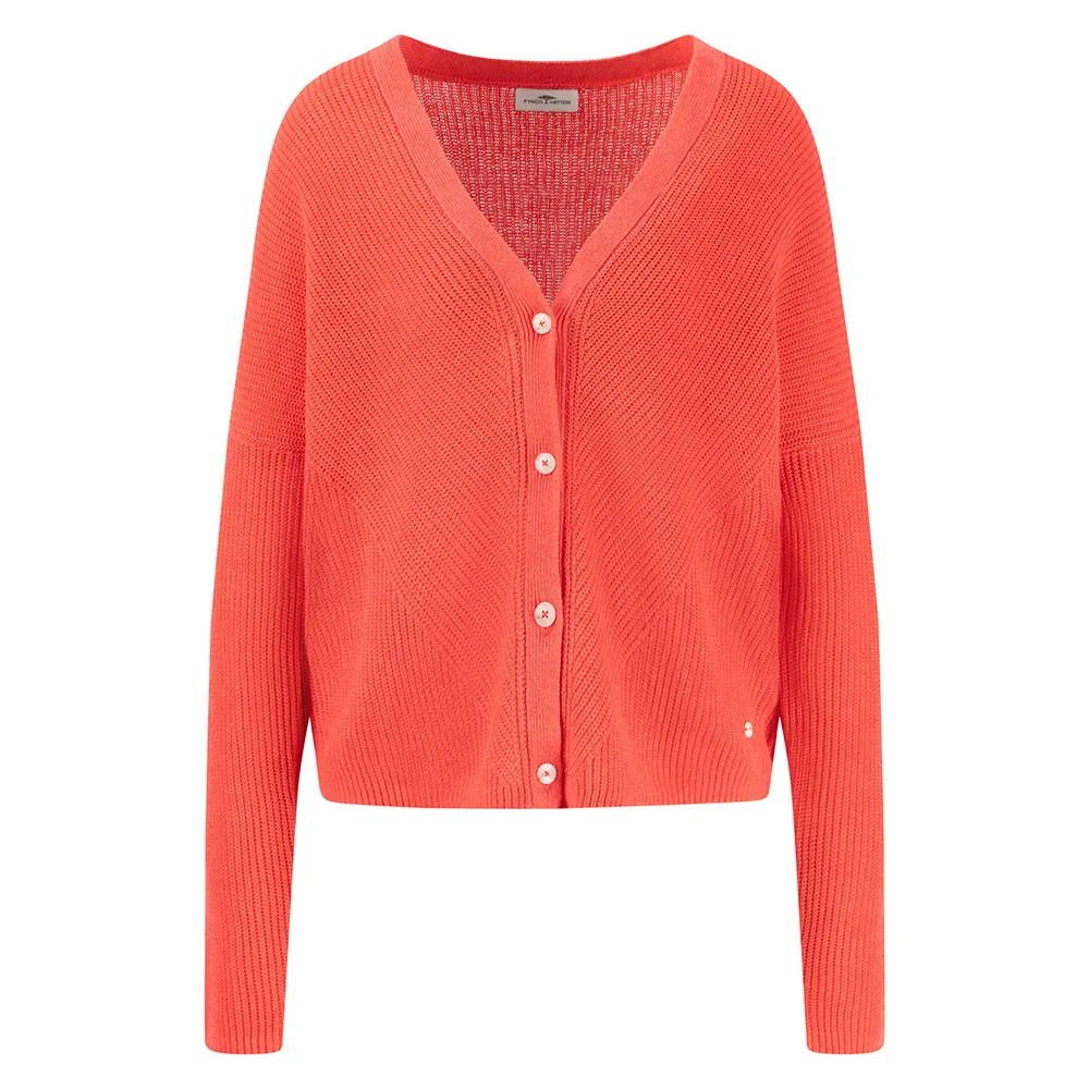 Кардиган из смеси льна Fynch Hatton, оранжевый
Кардиган из смеси льна Fynch Hatton, оранжевый