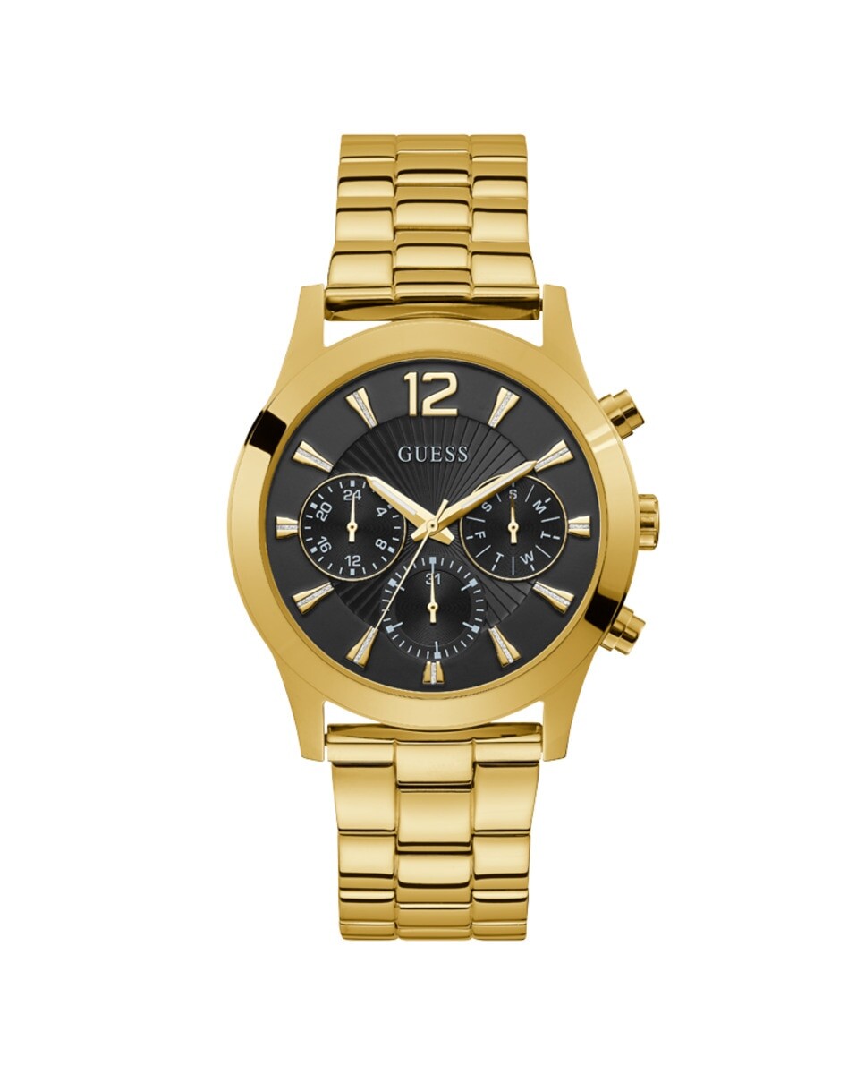 Женские часы Skylar W1295L2 со стальным и золотым ремешком Guess, золотой
Женские часы Skylar W1295L2 со стальным и золотым ремешком Guess, золотой