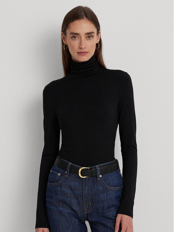 Свитер с высоким воротником приталенного кроя Lauren Ralph Lauren, черный
Свитер с высоким воротником приталенного кроя Lauren Ralph Lauren, черный
