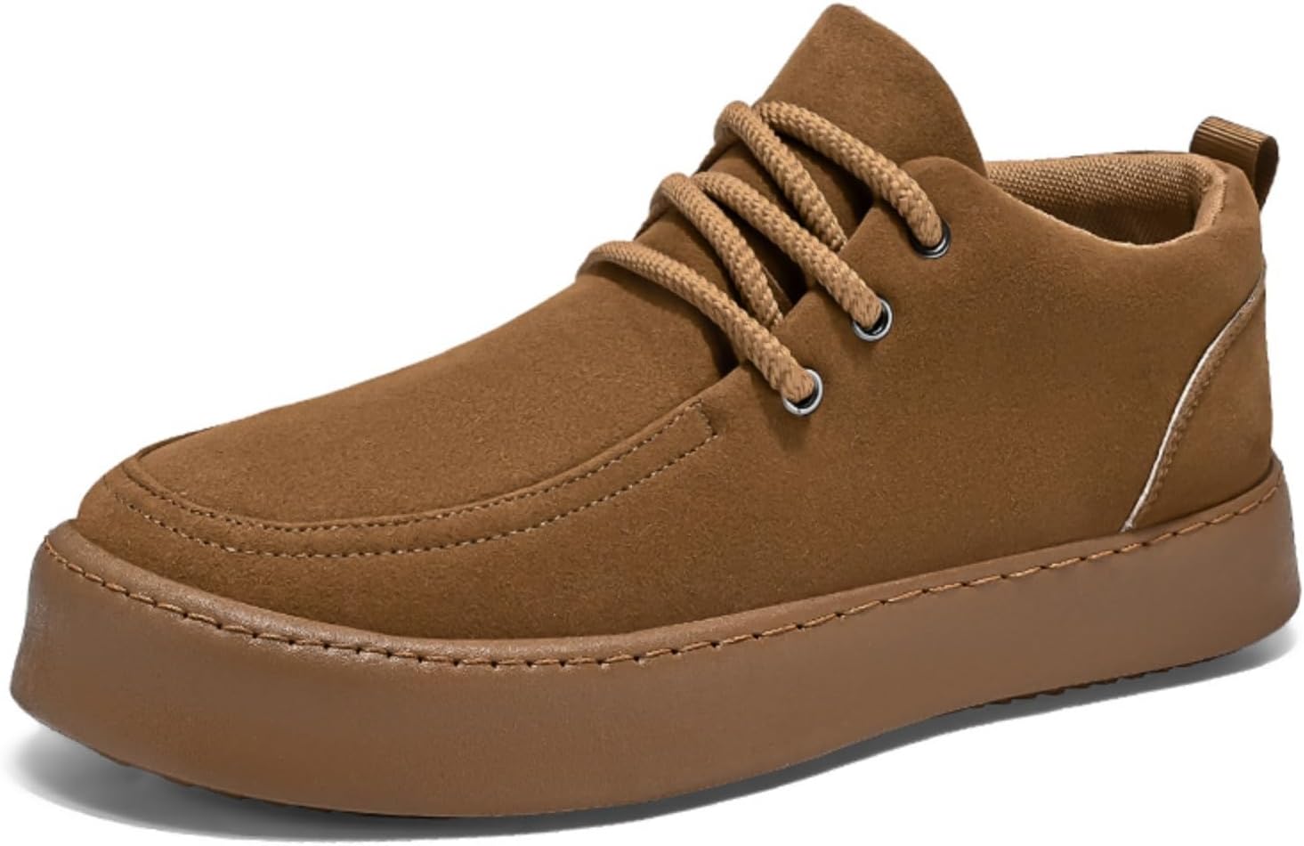 Мужские замшевые повседневные оксфорды на шнуровке - кроссовки с толстой резиновой подошвой, усиленными швами и петлей на пятке, легкие удобные прогулочные туфли для мужчин Kelibasi, коричневый
Мужские замшевые повседневные оксфорды на шнуровке - кроссовки с толстой резиновой подошвой, усиленными швами и петлей на пятке, легкие удобные прогулочные туфли для мужчин Kelibasi, коричневый