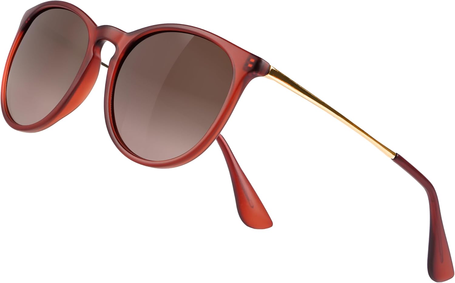 Винтажные круглые поляризованные солнцезащитные очки для женщин и мужчин, классический ретро-стиль, модные дизайнерские солнцезащитные очки с защитой UV400 Yaserra, Amber Frame(matte Finish)/Tea Lens
Винтажные круглые поляризованные солнцезащитные очки для женщин и мужчин, классический ретро-стиль, модные дизайнерские солнцезащитные очки с защитой UV400 Yaserra, Amber Frame(matte Finish)/Tea Lens