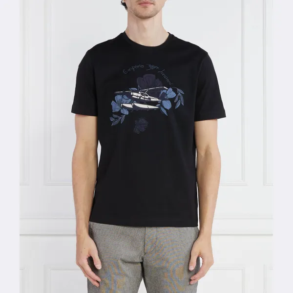 Футболка стандартного кроя Emporio Armani, черный
Футболка стандартного кроя Emporio Armani, черный