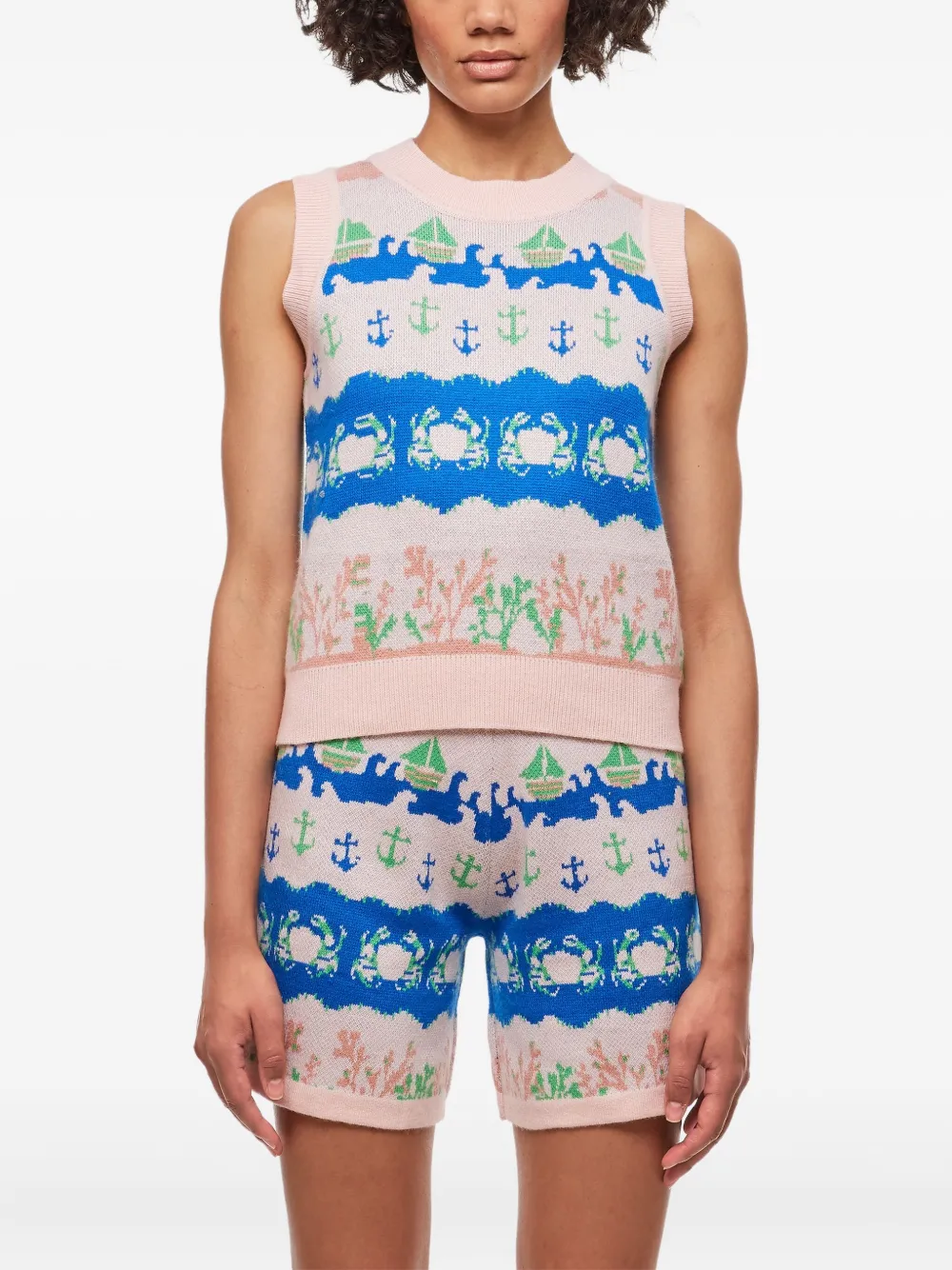 Жилет с интарсией в морском стиле Helmstedt, розовый
Жилет с интарсией в морском стиле Helmstedt, розовый