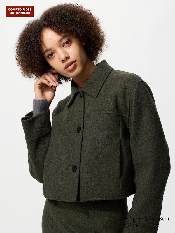 Блузон из двухслойной ткани Uniqlo, 59 dark green
Блузон из двухслойной ткани Uniqlo, 59 dark green