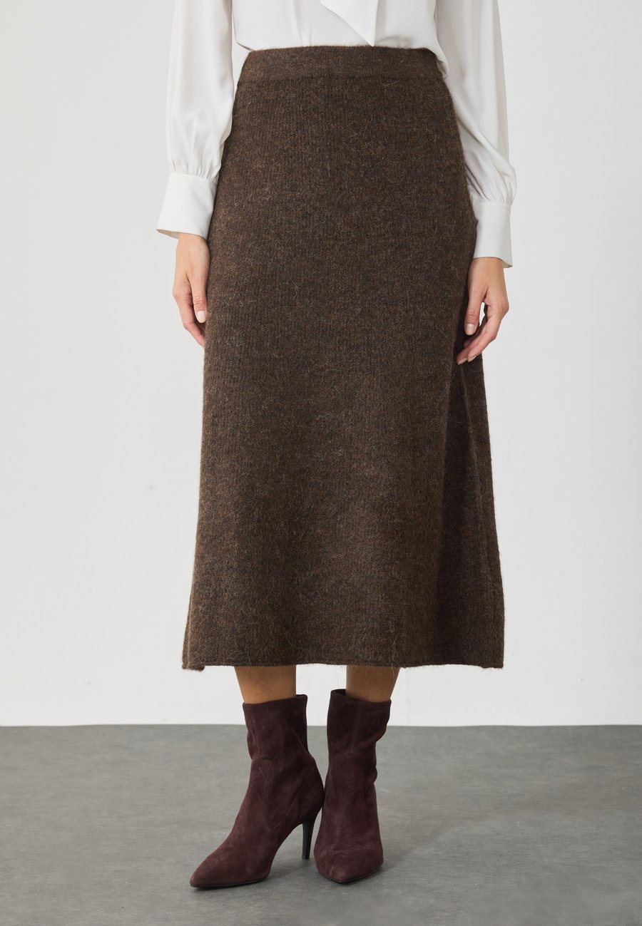 Юбка Anna Field WOOL BLEND SKIRT, Brown Melange/Brown
Юбка Anna Field WOOL BLEND SKIRT, Brown Melange/Brown