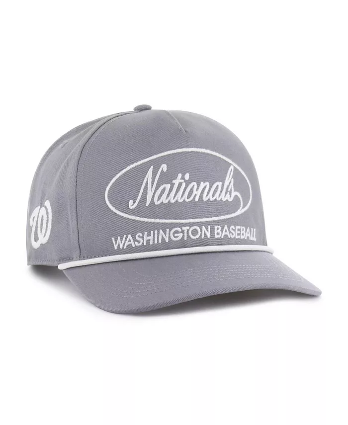 Мужская серая бейсболка Washington Nationals Foundational Hitch Adjustable '47 Brand
Мужская серая бейсболка Washington Nationals Foundational Hitch Adjustable '47 Brand