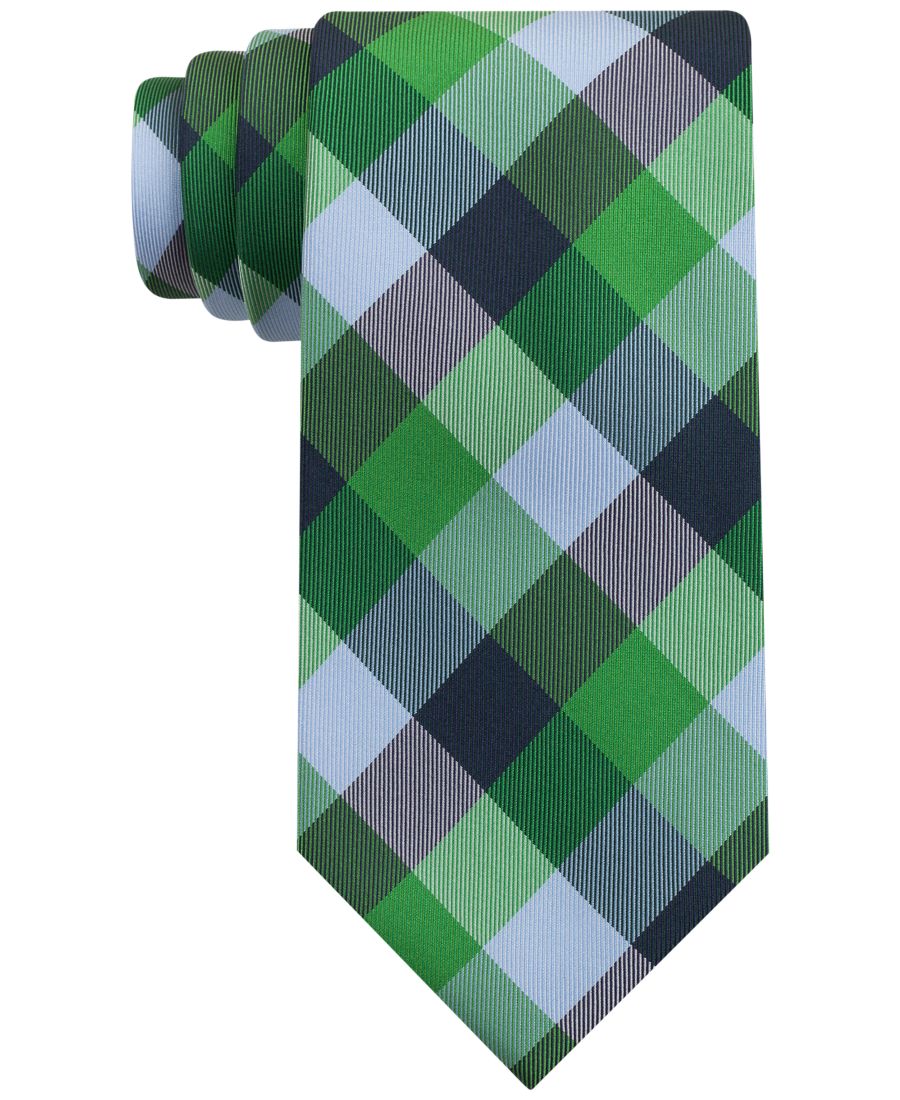 Мужской шелковый галстук в клетку буффало Tommy Hilfiger, Green
Мужской шелковый галстук в клетку буффало Tommy Hilfiger, Green