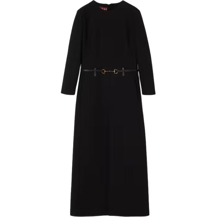 GUCCI Женское черное платье с длинными рукавами SS25
GUCCI Женское черное платье с длинными рукавами SS25
