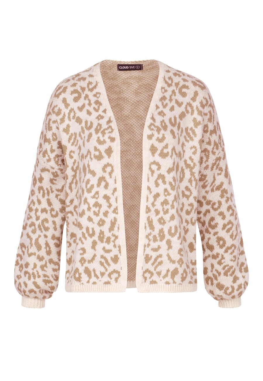 Вязаный кардиган Cloud5ive, кремовый/коричневый
Вязаный кардиган Cloud5ive, кремовый/коричневый