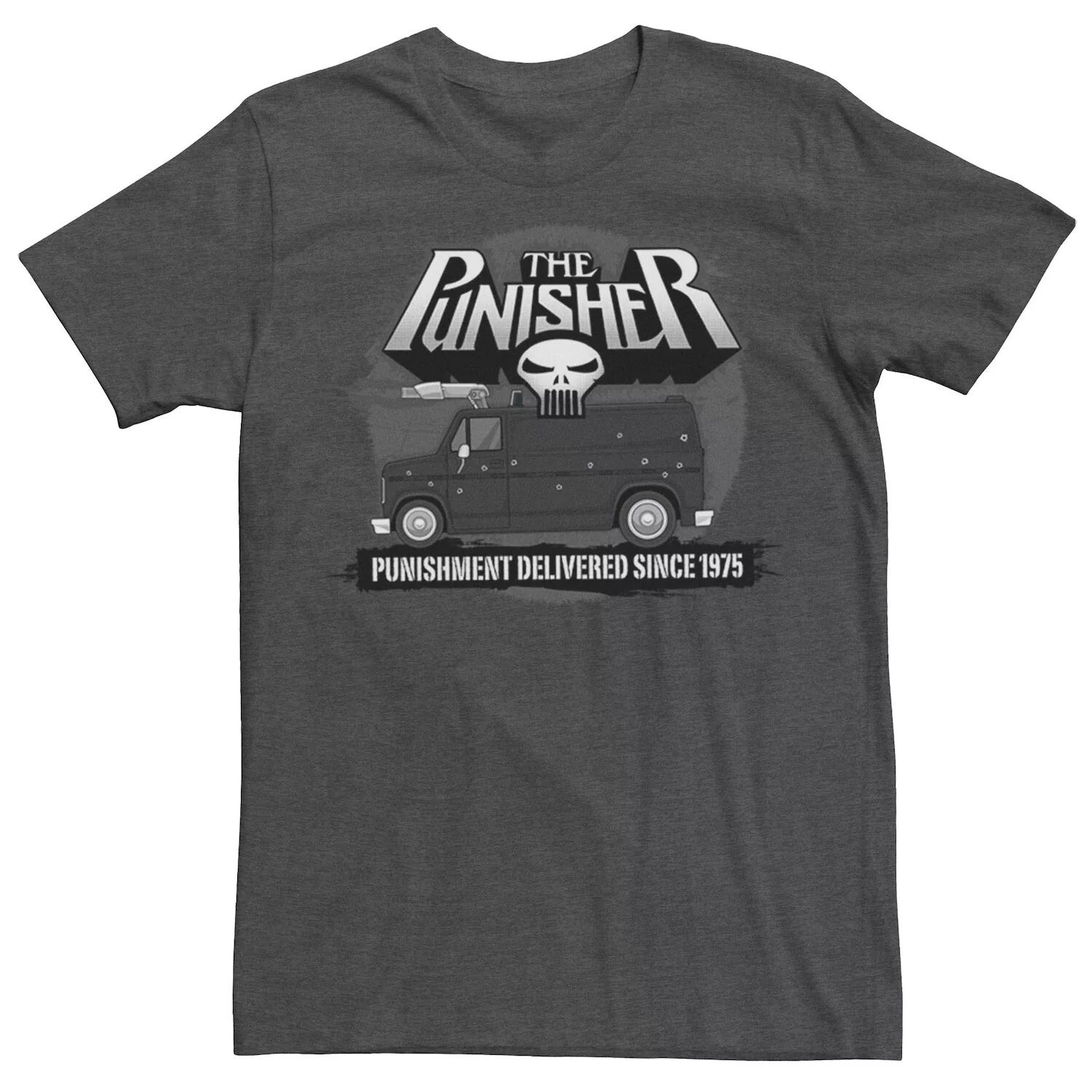 Мужская футболка с рисунком Marvel The Punisher Punishment, выпускаемая с 1975 года
Мужская футболка с рисунком Marvel The Punisher Punishment, выпускаемая с 1975 года