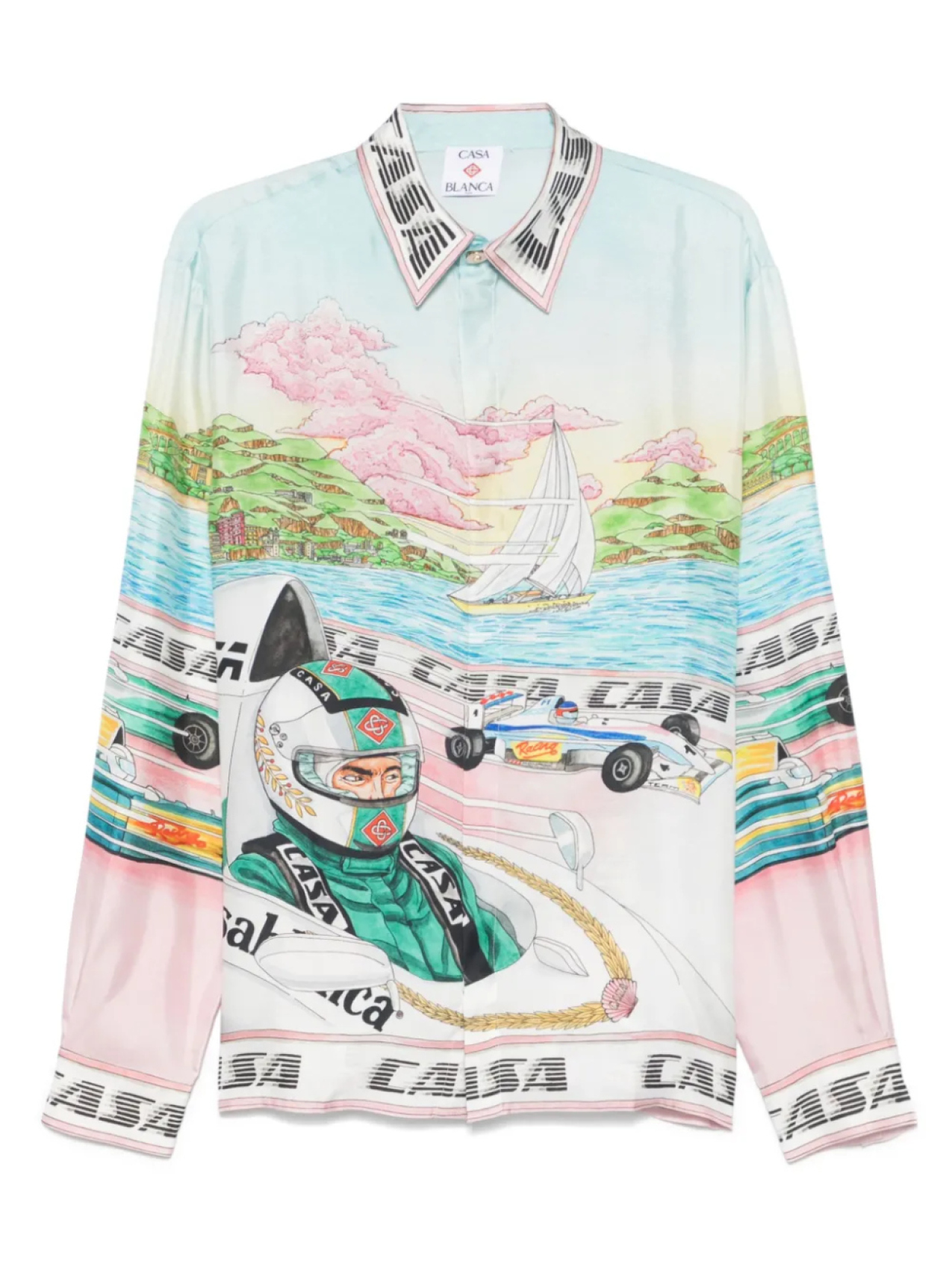 Casablanca шелковая рубашка, розовый
Casablanca шелковая рубашка, розовый