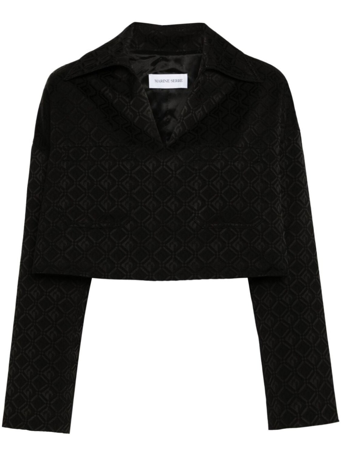 Marine Serre жаккардовый топ Moonogram, черный
Marine Serre жаккардовый топ Moonogram, черный
