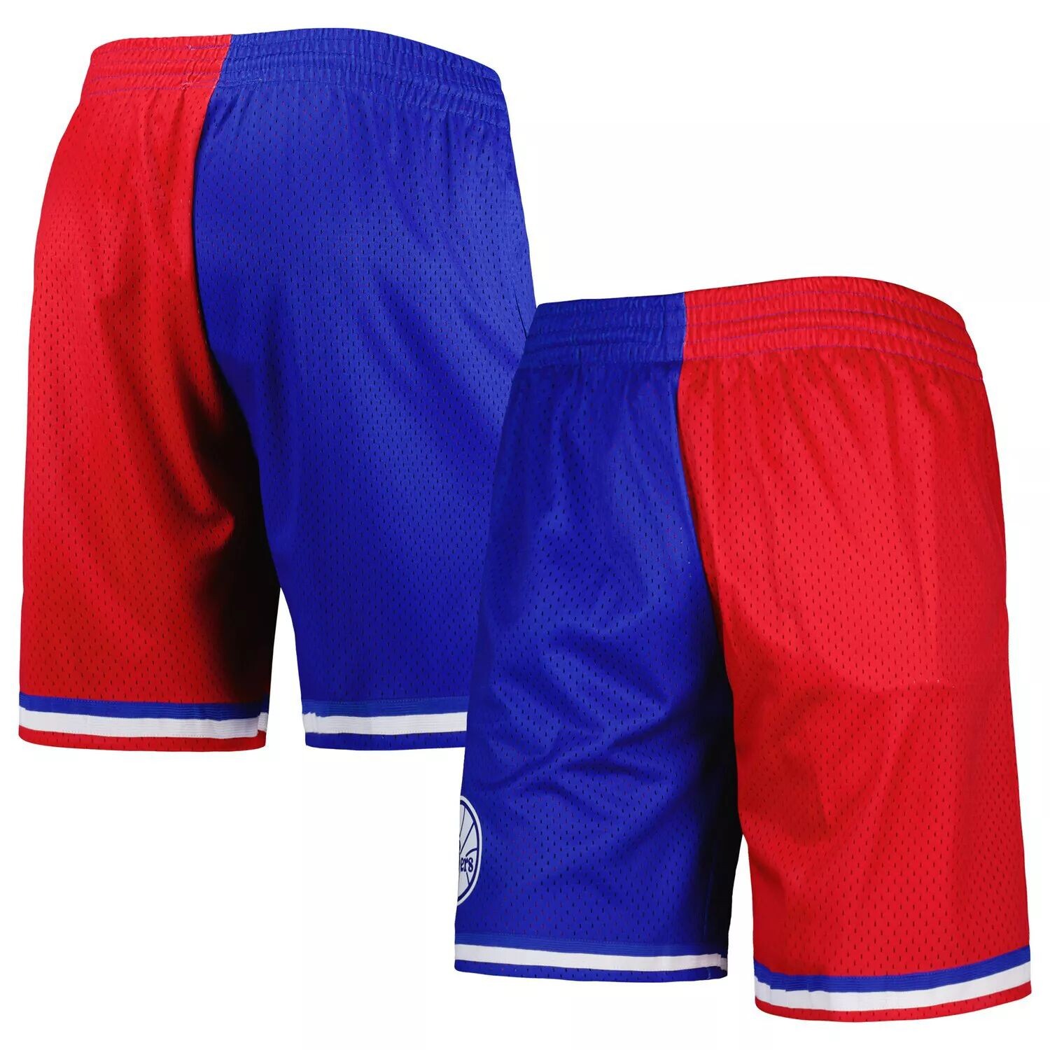 Мужские шорты Mitchell & Ness Royal/Red Philadelphia 76ers Hardwood Classics 1982 с разрезом Swingman
Мужские шорты Mitchell & Ness Royal/Red Philadelphia 76ers Hardwood Classics 1982 с разрезом Swingman