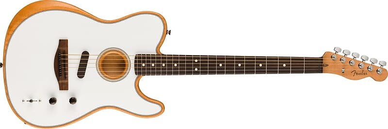 Акустическая гитара Fender Acoustasonic Player Telecaster Guitar Rosewood Fingerboard, Arctic White with Deluxe Gig Bag
Акустическая гитара Fender Acoustasonic Player Telecaster Guitar Rosewood Fingerboard, Arctic White with Deluxe Gig Bag