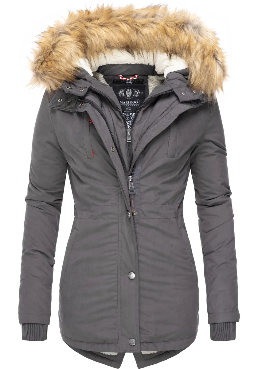 Зимнее пальто Marikoo "Akira", элегантная зимняя парка с капюшоном из искусственного меха, антрацит, Черный, Зимнее пальто Marikoo "Akira", элегантная зимняя парка с капюшоном из искусственного меха, антрацит
Зимнее пальто Marikoo "Akira", элегантная зимняя парка с капюшоном из искусственного меха, антрацит, Черный, Зимнее пальто Marikoo "Akira", элегантная зимняя парка с капюшоном из искусственного меха, антрацит