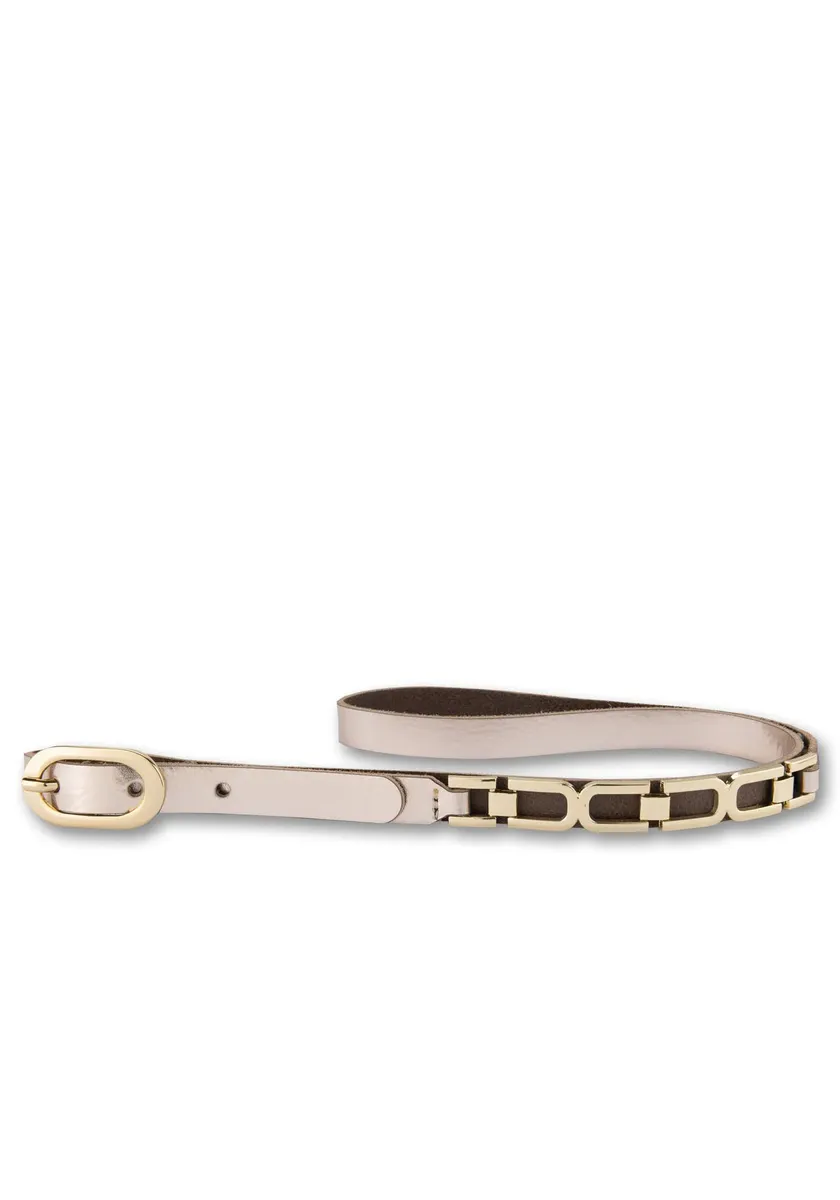 Кожаный ремень BERND GÖTZ со стильной золотой цепочкой, цвет Platin
Кожаный ремень BERND GÖTZ со стильной золотой цепочкой, цвет Platin