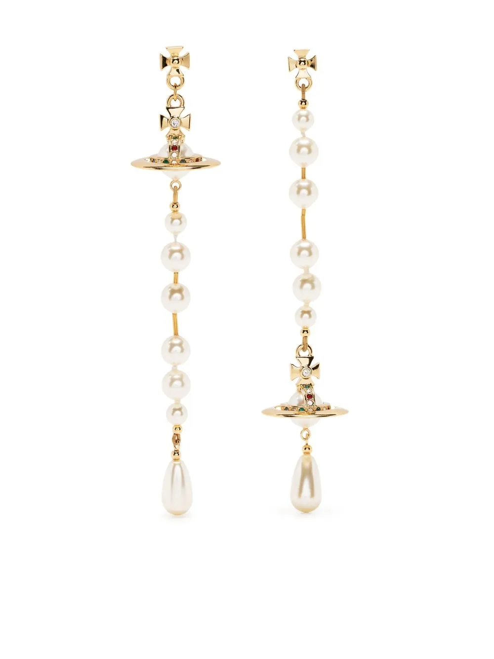 Серьги-подвески с искусственным жемчугом Vivienne Westwood, золотистый
Серьги-подвески с искусственным жемчугом Vivienne Westwood, золотистый