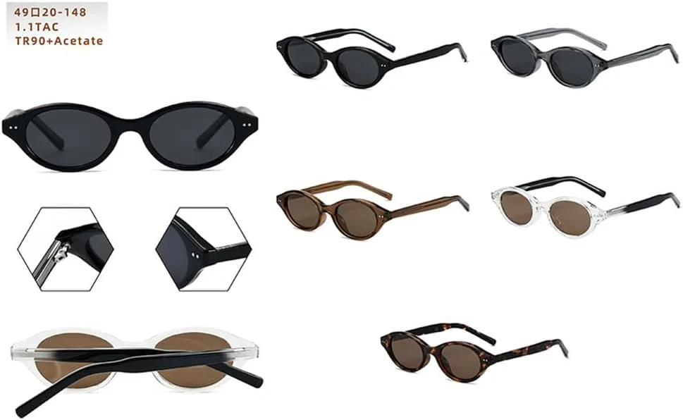 Солнцезащитные очки в маленькой оправе в стиле ретро для женщин, поляризованные солнцезащитные очки для мужчин, аксессуары UV400 для мужчин HCPIHF, Black
Солнцезащитные очки в маленькой оправе в стиле ретро для женщин, поляризованные солнцезащитные очки для мужчин, аксессуары UV400 для мужчин HCPIHF, Black