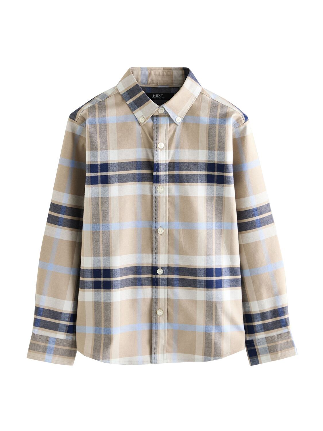 Next Рубашка на пуговицах бежевого цвета Regular fit
Next Рубашка на пуговицах бежевого цвета Regular fit