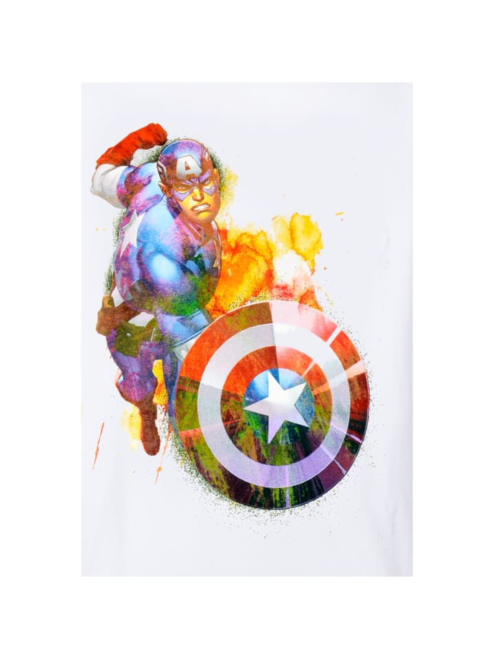 Футболка Marvel - Капитан Америка в белом цвете United Labels
Футболка Marvel - Капитан Америка в белом цвете United Labels