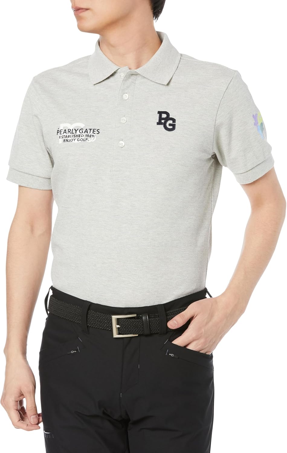 Мужская поло-рубашка с коротким рукавом PEARLY GATES (серия к 35-летию, пике) / для гольфа / 053-4160201, серый
Мужская поло-рубашка с коротким рукавом PEARLY GATES (серия к 35-летию, пике) / для гольфа / 053-4160201, серый