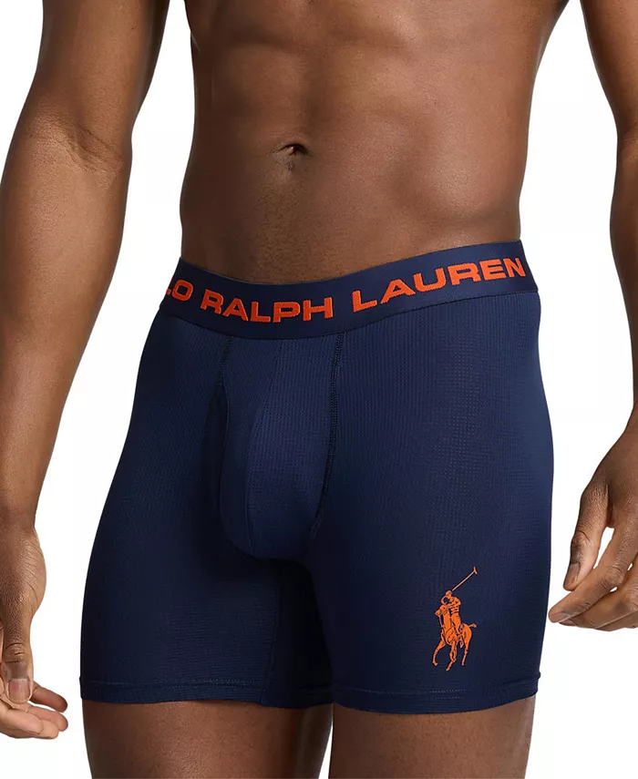 Мужские боксеры Perfect Pouch Boxer Briefs Polo Ralph Lauren, синий
Мужские боксеры Perfect Pouch Boxer Briefs Polo Ralph Lauren, синий