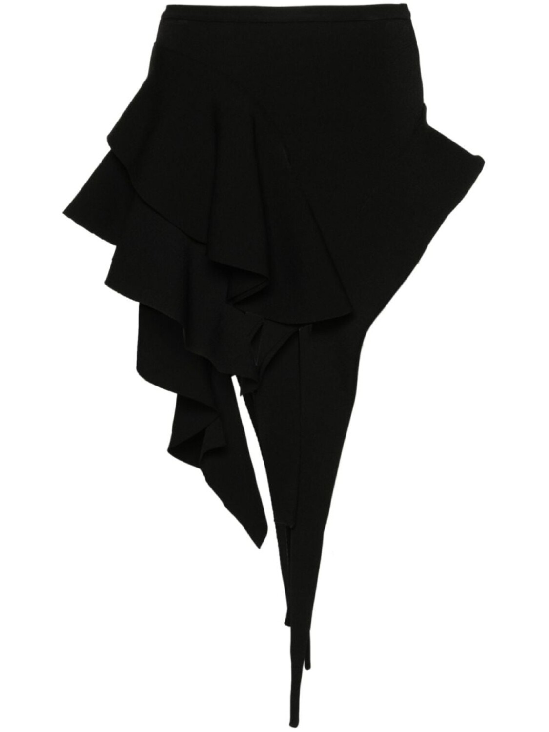 Короткая юбка асимметричного кроя Mugler, черный
Короткая юбка асимметричного кроя Mugler, черный