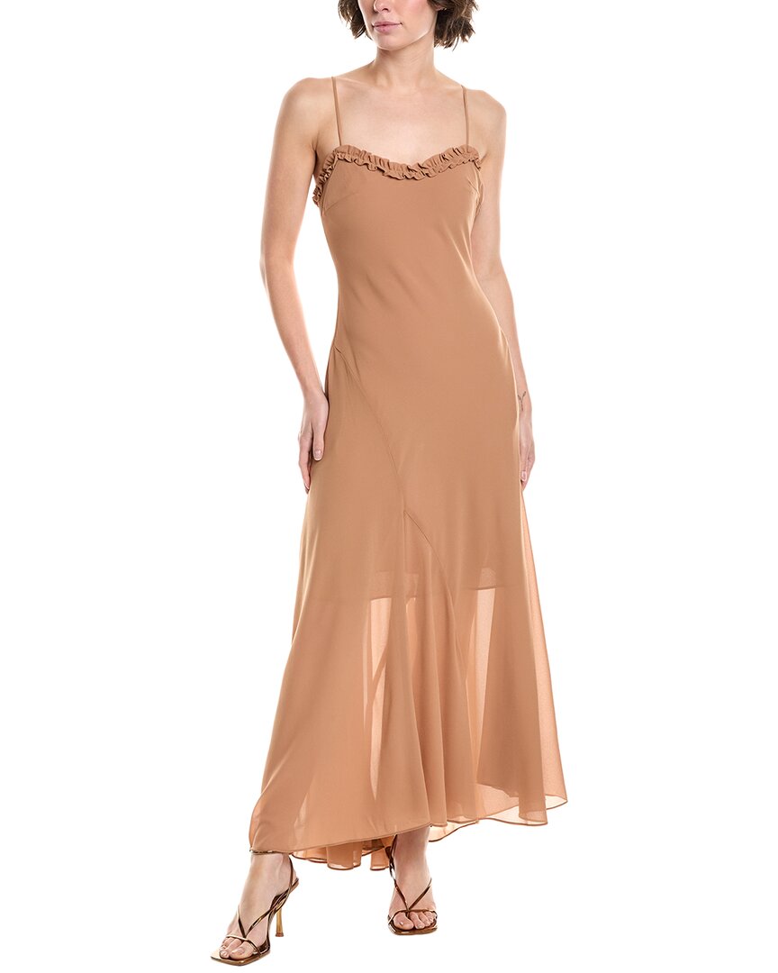 Бардо Татиан Платье макси с оборкой Bardot, коричневый
Бардо Татиан Платье макси с оборкой Bardot, коричневый