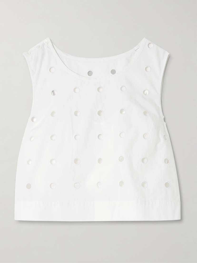 Майка Peggy из хлопкового поплина с вышивкой бродери англез Posse, белый
Майка Peggy из хлопкового поплина с вышивкой бродери англез Posse, белый