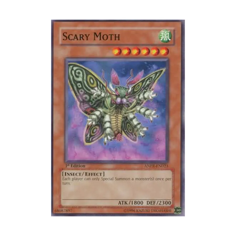 CCG Страшный мотылек (Обычный), Yu-Gi-Oh - Ancient Prophecy - Singles
CCG Страшный мотылек (Обычный), Yu-Gi-Oh - Ancient Prophecy - Singles