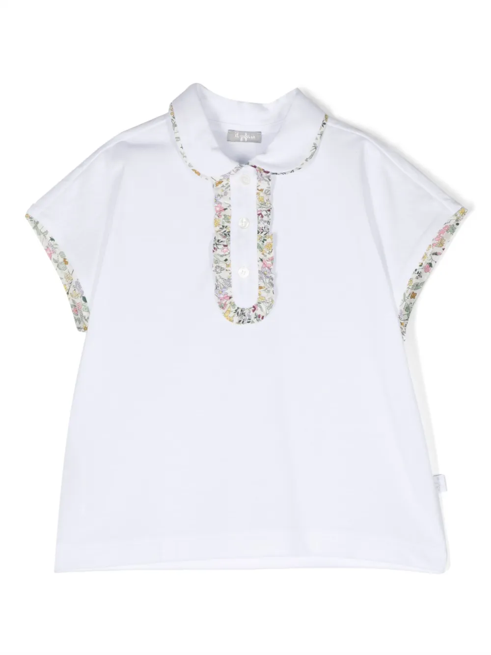 Рубашка поло с оборками Il Gufo, белый
Рубашка поло с оборками Il Gufo, белый