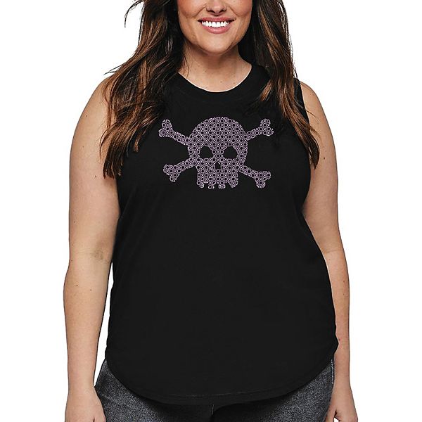Женский топ plus size с принтом xoxo skull La Pop Art, Black
Женский топ plus size с принтом xoxo skull La Pop Art, Black