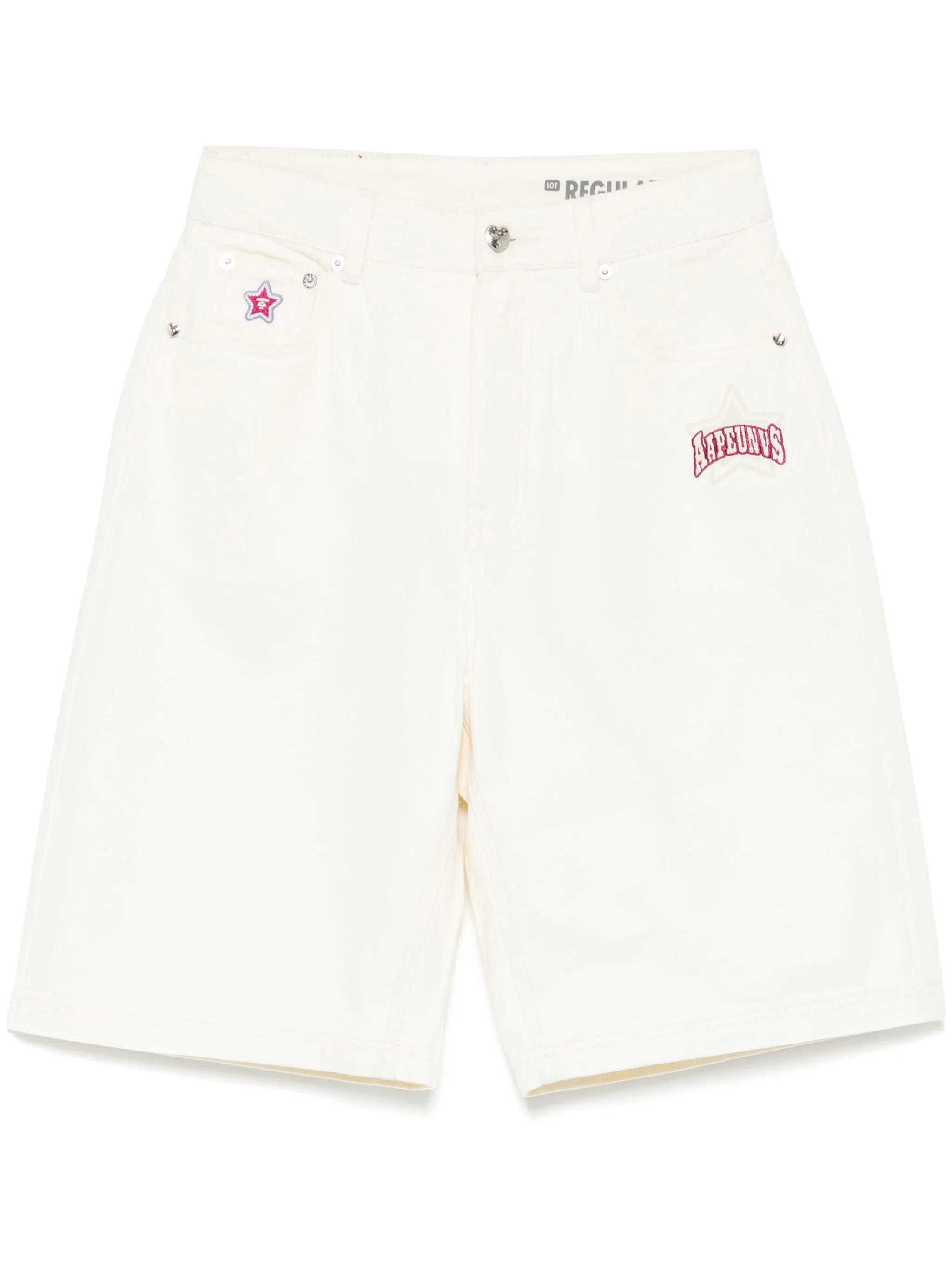 Шорты с вышитым логотипом Aape By A Bathing Ape, белый
Шорты с вышитым логотипом Aape By A Bathing Ape, белый