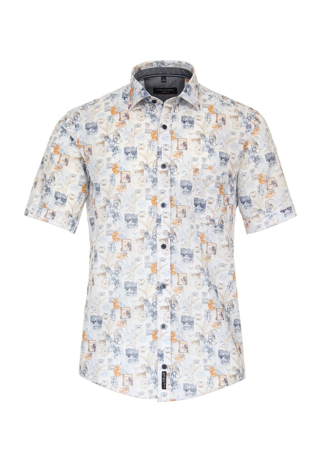 Рубашка повседневная, стандартного кроя, короткие рукава, воротник Кент, мужская CASAMODA, оранжевый
Рубашка повседневная, стандартного кроя, короткие рукава, воротник Кент, мужская CASAMODA, оранжевый