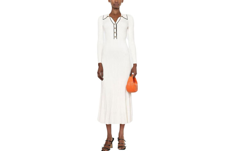 Женское платье с длинными рукавами белое Self-portrait
Женское платье с длинными рукавами белое Self-portrait