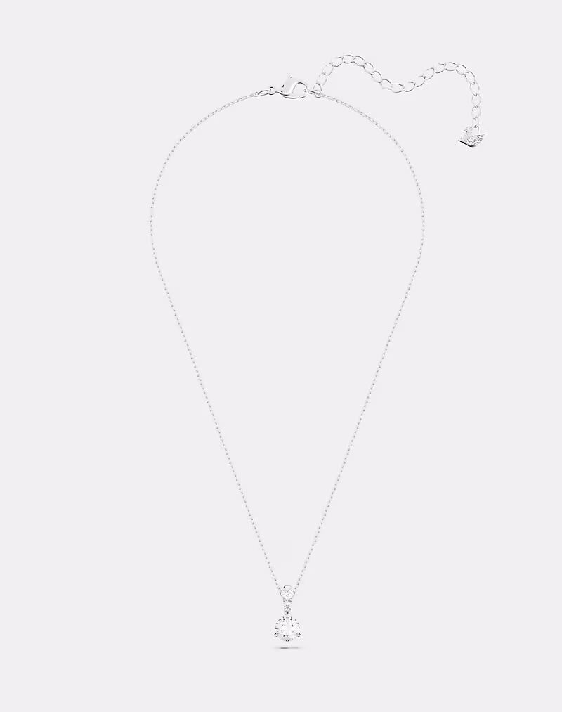 Подвеска-солитер с круглой огранкой в белом покрытии Swarovski
Подвеска-солитер с круглой огранкой в белом покрытии Swarovski