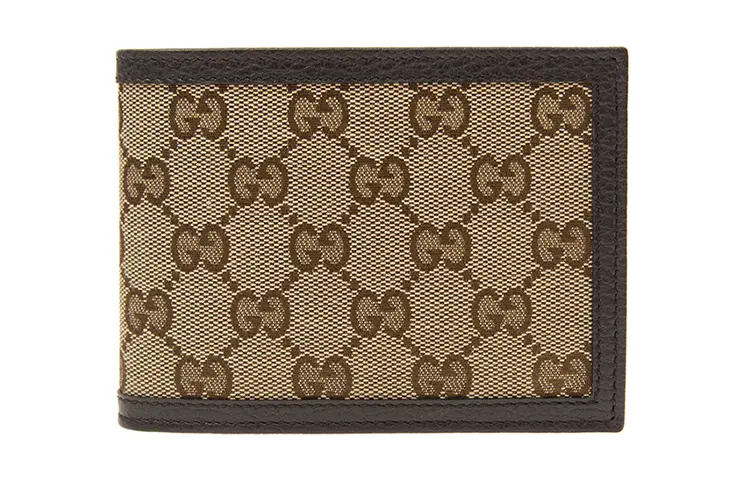 GUCCI Холщовый кошелек с кожаными вставками Мужской классический Эбони/Коричневый
GUCCI Холщовый кошелек с кожаными вставками Мужской классический Эбони/Коричневый