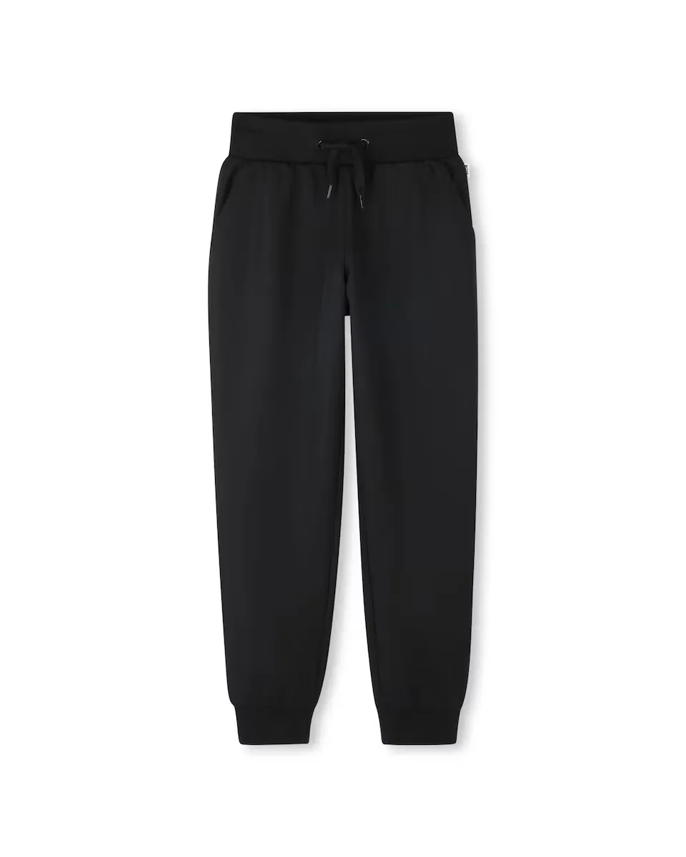 Однотонные спортивные брюки для мальчика на кулиске BOSS Kidswear, черный
Однотонные спортивные брюки для мальчика на кулиске BOSS Kidswear, черный