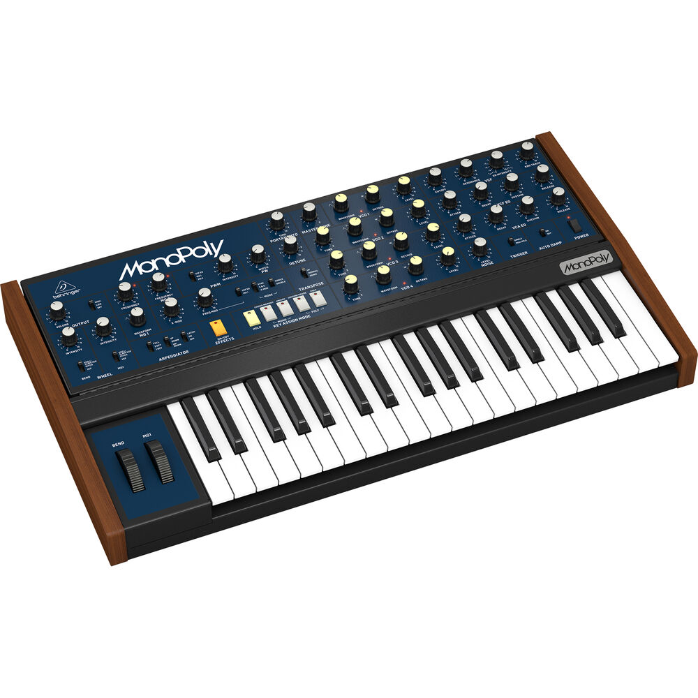Синтезатор Behringer MonoPoly Analog 4-Voice Polyphonic Synthesizer
Синтезатор Behringer MonoPoly Analog 4-Voice Polyphonic Synthesizer