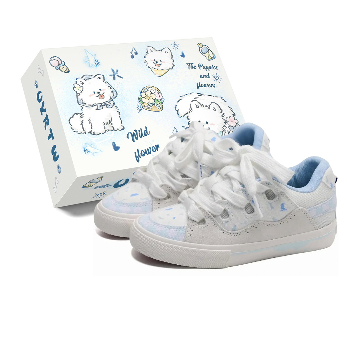 UYRTW Износостойкие сбалансированные легкие низкие скейтерские кеды унисекс кремово-голубые, цвет Cream Blue
UYRTW Износостойкие сбалансированные легкие низкие скейтерские кеды унисекс кремово-голубые, цвет Cream Blue