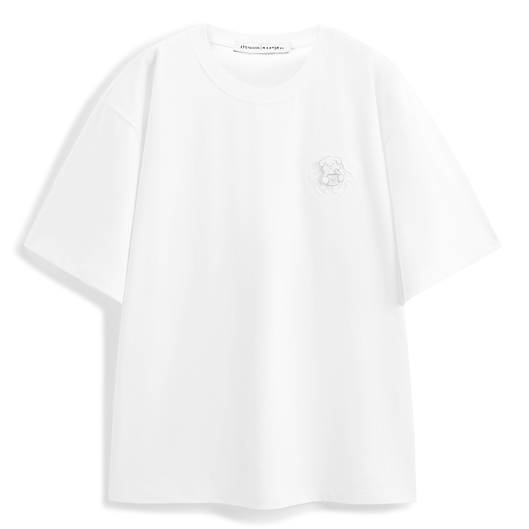 PEACEBIRD MEN Футболка мужская Loose Fit белая с коротким рукавом
PEACEBIRD MEN Футболка мужская Loose Fit белая с коротким рукавом