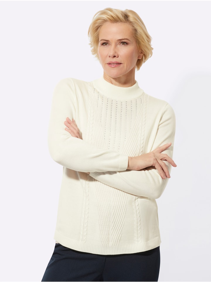 Свитер с воротником-стойкой цвета экрю WITT WEIDEN
Свитер с воротником-стойкой цвета экрю WITT WEIDEN